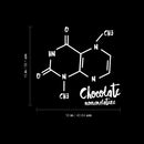 Vinyl Wall Art Decal - Chocolate Chemistry - 15" x 16" - Trendy Lovely Fun Food Quote Sticker For Home Kitchen Dining Room Restaurant Coffee Shop Bakery Storefront Decor 3