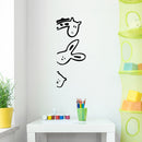 Vinyl Wall Art Decal - Hidden Animals - 24" x 10" - Trendy Inspirational Cute Design Sticker For Children Bedroom Home Baby Nursery Daycare Kids Room Decor 2