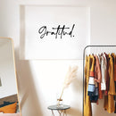 Vinyl Wall Art Decal - Gratitud / Gratitude - 7" x 18" - Lovely Motivational Positive Good Vibes Spanish Quote Sticker For Bedroom Living Room Playroom Classroom Coffee Shop Decor 3
