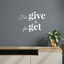 Vinyl Wall Art Decal - Forgive To Forget - 20" x 15" - Modern Inspirational Positive Quote Sticker For Home Office Bedroom Happiness Living Room Coffee Shop Decor 2