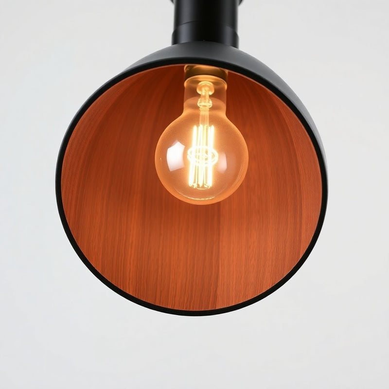 Hampton Bay HD7980A1 14.38" Lámpara de Techo Empotrada Negra Mate Greenwood — imagen 1