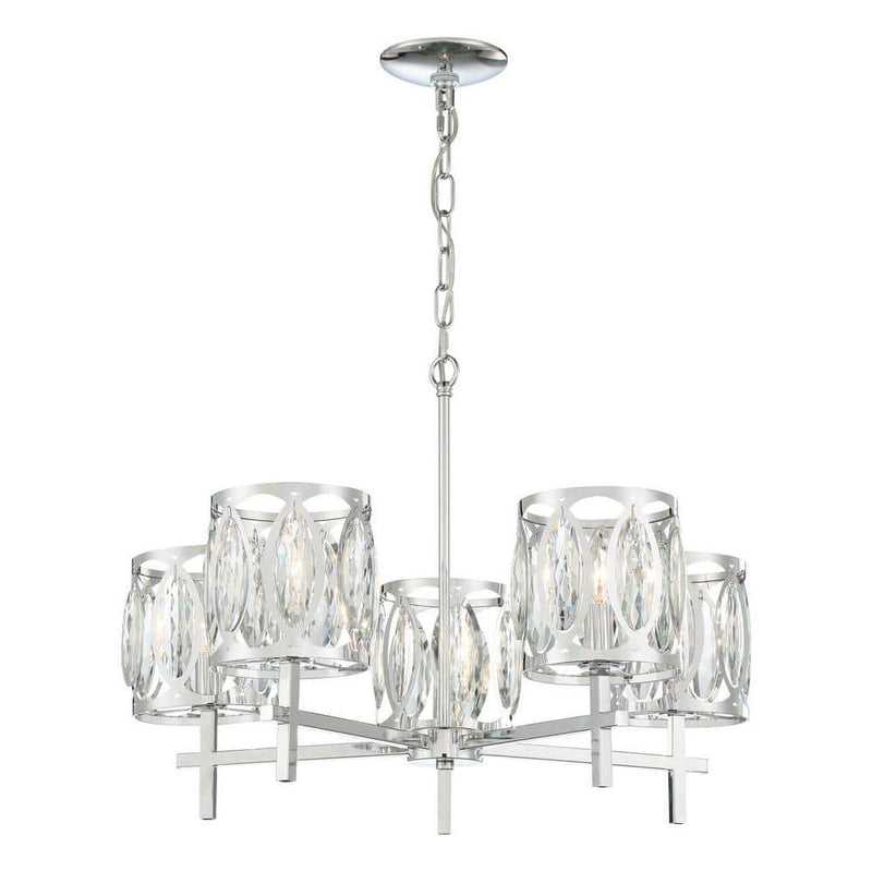 Easylite 38731-HB Lámpara de Araña Cromada de 5 Luces | MiOfertas