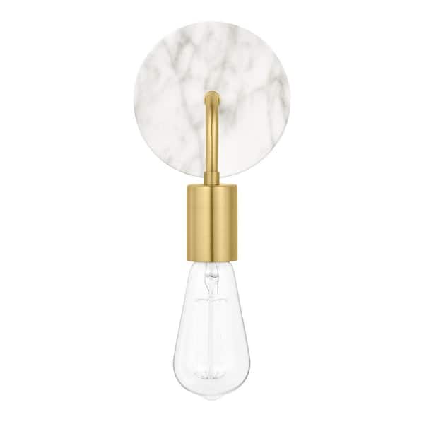 Hampton Bay C6376 Lámpara de Pared Hensley Oro y Mármol Falso | MiOfertas