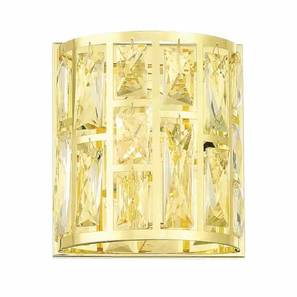 Home Decorators Collection 39520-HBG Kristella Lámpara de Pared Oro Suave | MiOfertas