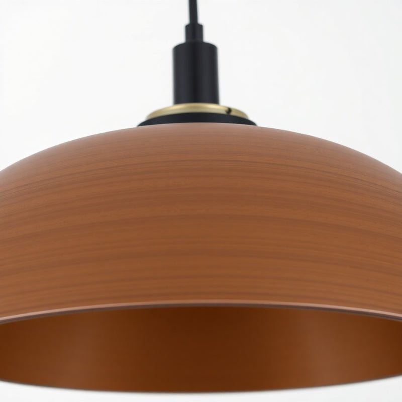Hampton Bay HD-1904SMP Lámpara Colgante Burkepoint Madera Envejecida — imagen 1