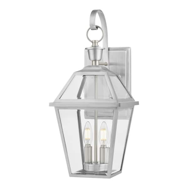 Home Decorators Collection JLW1602AX-04/SL 20.2" Farol de Pared Exterior Estilo Francés