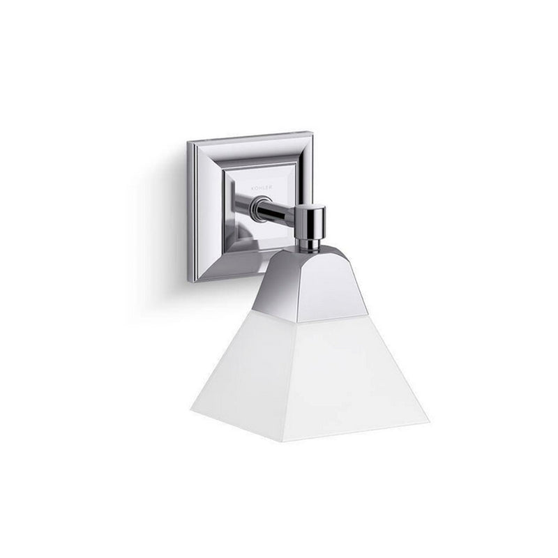 Memoirs 1-Light Polished Nickel Wall Sconce - 1005922141