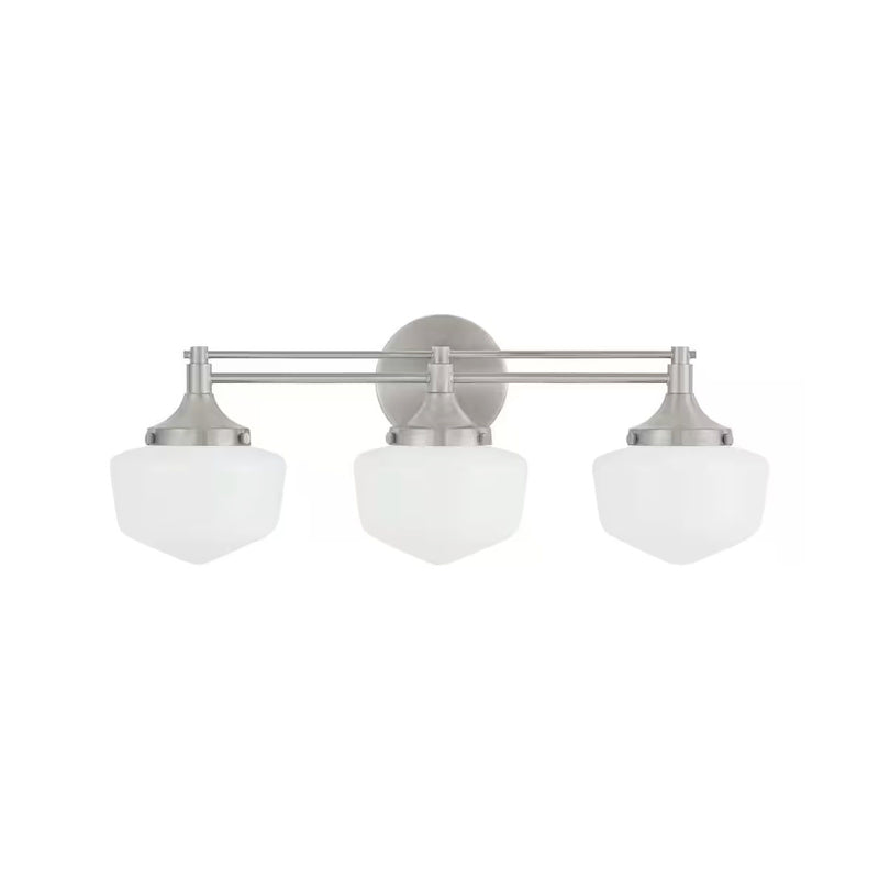 Home Decorators Collection HDLI002 22.20" Lámpara de Tocador Níquel Cepillado 3 Luces | MiOfertas