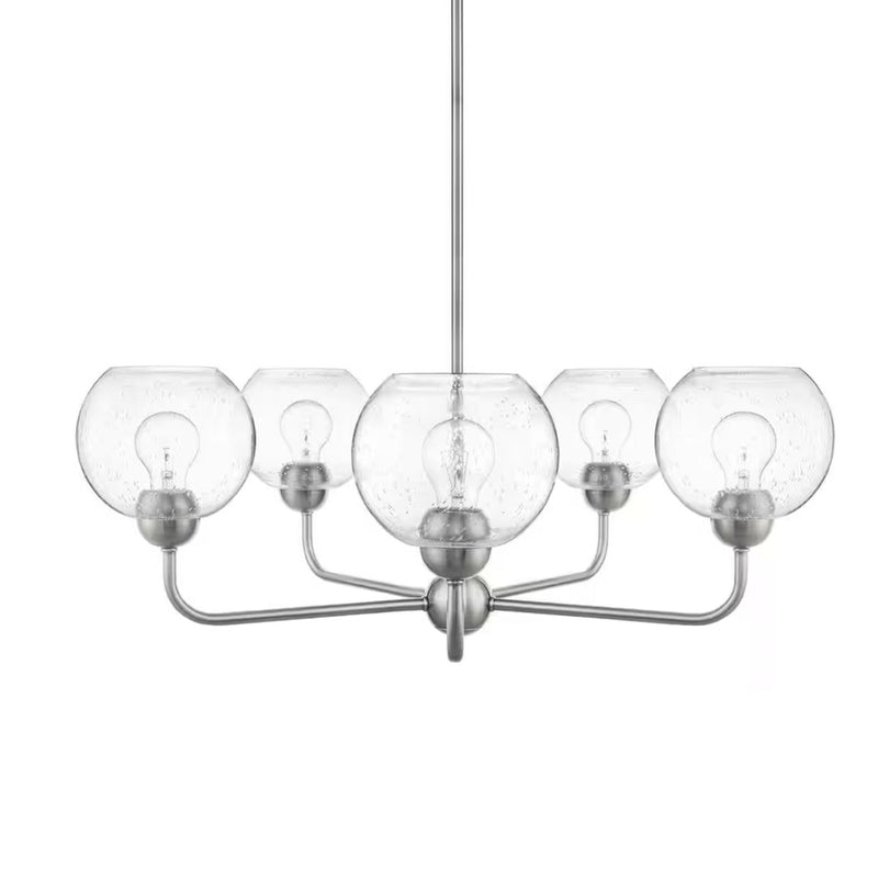 Home Decorators Collection 45095-HBON Lámpara de Araña Jill Níquel Cepillado 5 Luces | MiOfertas