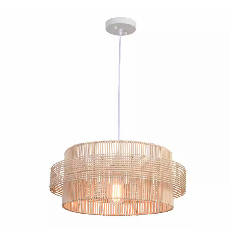 Hampton Bay HDP98954RAT Lámpara Colgante Trentwood Rattan Natural | MiOfertas