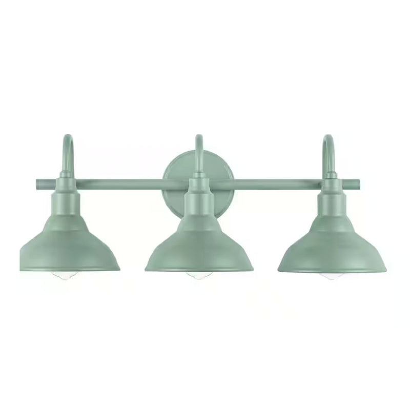 Hampton Bay HDP99185TEAL 24" Lámpara de Tocador Kelford 3 Luces Teal | MiOfertas