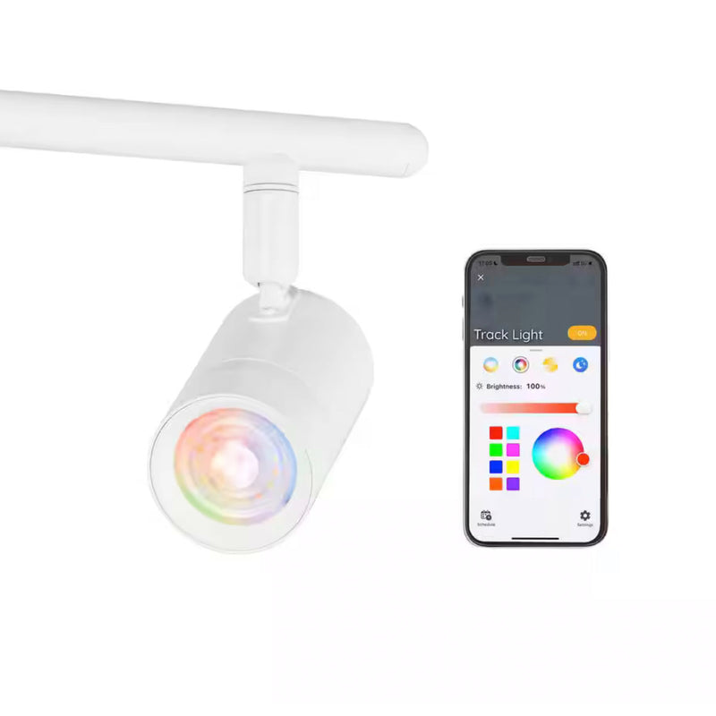 Hampton Bay TE10c150018WWB 2 ft. Kit de Riel Iluminación LED Inteligente Boedy | MiOfertas