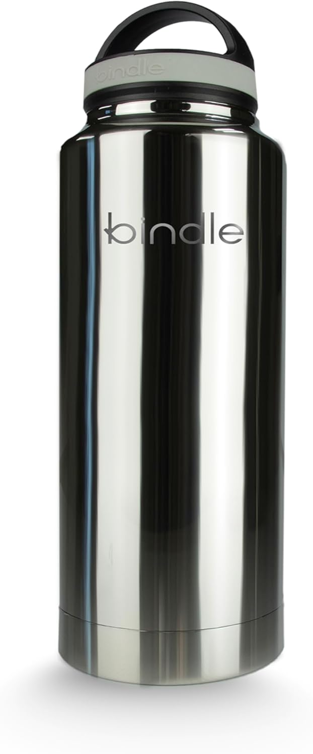 32 fl Oz Stainless Steel Sip & Stash Bottle - Stainless Gray