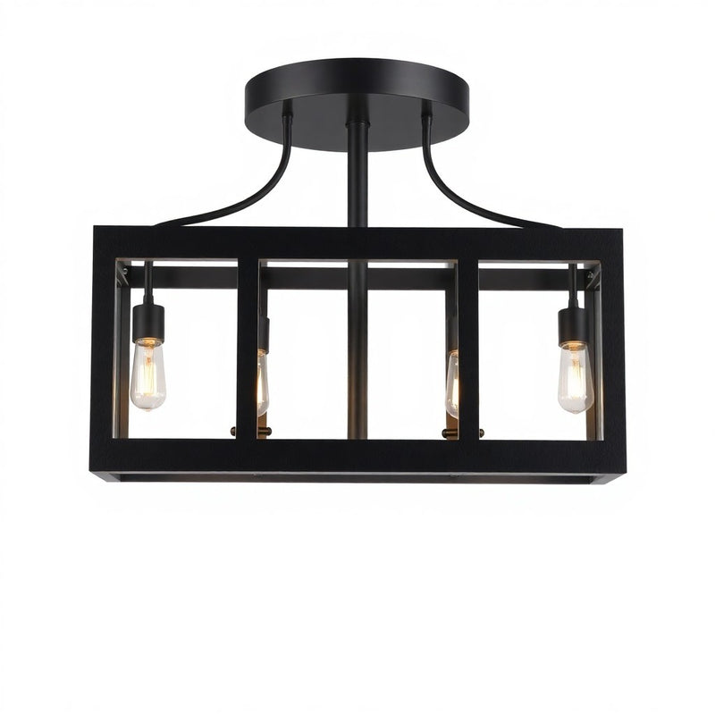Progress Lighting P500301-031 Alimason 4-Light Colgante Negro Texturizado — imagen 1