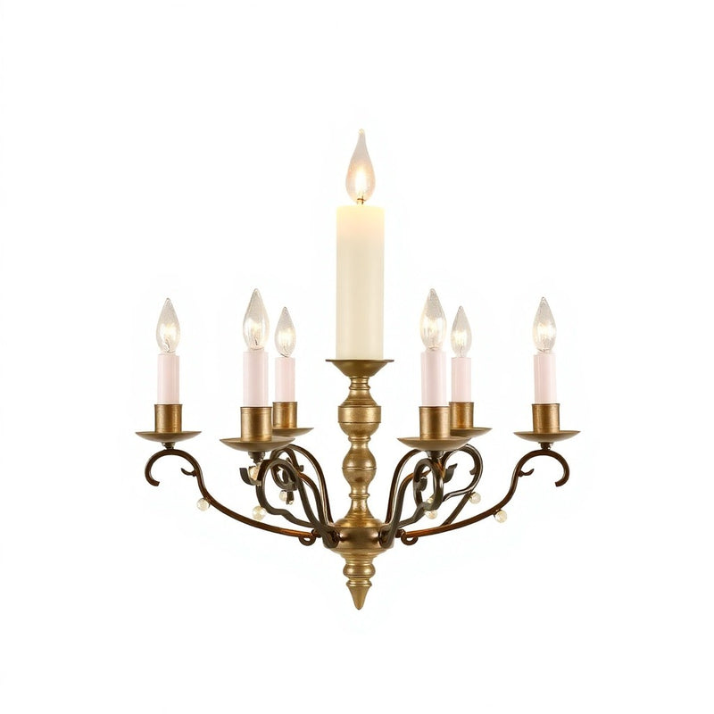 Home Decorators Collection 1004HDCGLDI 24" Candelabro Orb Galvanizado Keowee — imagen 1
