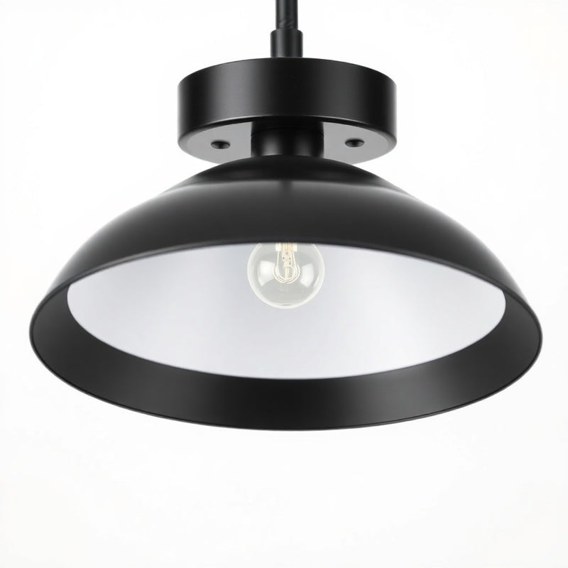 Hampton Bay C6058-BK 13" Lámpara de Techo Empotrada Negra con Cuentas — imagen 1