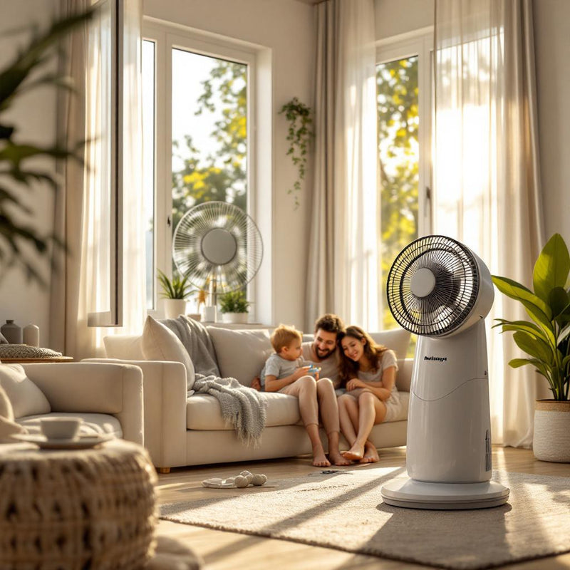 Mainstays 9 pulgadas Ventilador de Piso de Alta Velocidad con Montaje en Pared — Fans | miofertas.com.mx