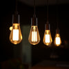 Hampton Bay HDP99175BRN Lámpara Colgante de Isla Kelford 3 Luces Café — imagen 2