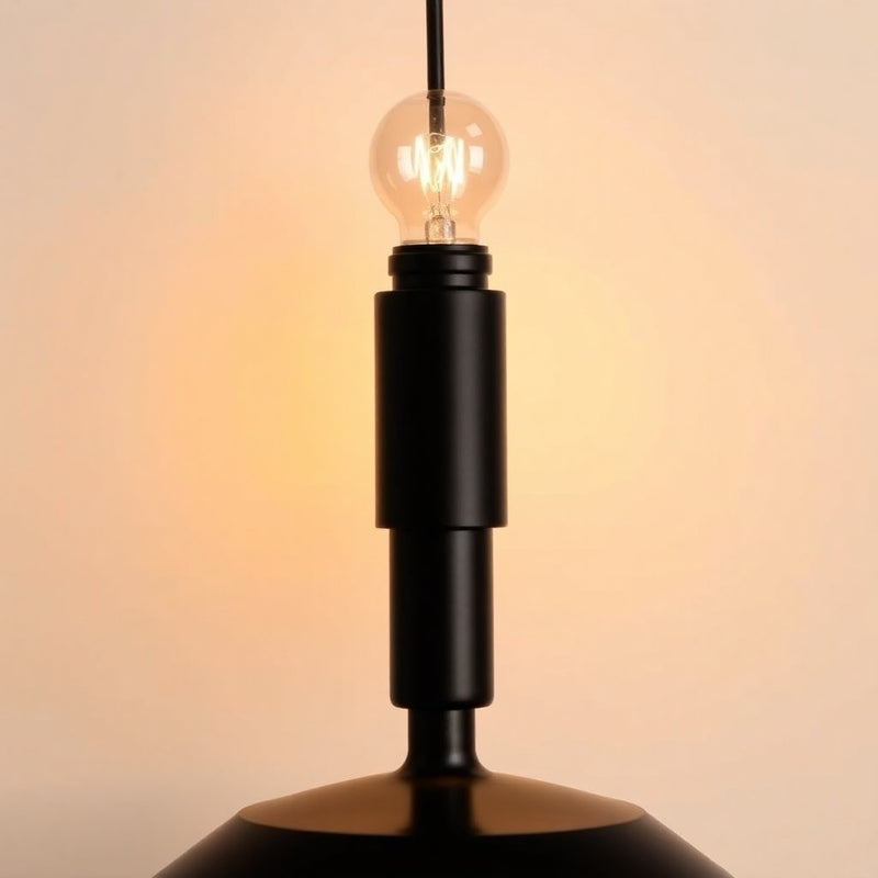Home Decorators Collection DS18094SF1 13.5" Lámpara Semi-Empotrada Negra Mate 3 Luces — imagen 1