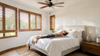 Ventilador de Techo Home Decorators Collection Biscoe 24 pulg. Blanco Mate con Luz y Control