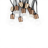 Hampton Bay HDP34319WHAB Lámpara de Pared Hedgefield 1 Luz Blanco/Latón Antiguo — imagen 3