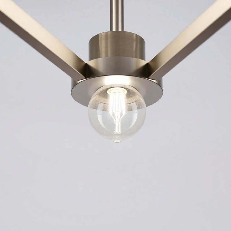 Hampton Bay 7949HDCGLDI 20" Lámpara Colgante 5 Luces Plata Costera Boswell Quarter — imagen 1