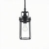 Home Decorators Collection HDY19558P2 Lámpara Colgante Havenport Negra Mate con Pantalla Blanca — imagen 1