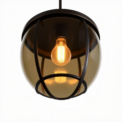 Hampton Bay KSF8103AM-01/DB 32" Lámpara Colgante Isla Bronce Oscuro Vidrio Semillado — imagen 1