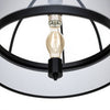 Hampton Bay HDP00341 Lámpara Colgante Stratton Negra 9 Luces 2 Niveles — imagen 1