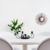 Home Decorators Collection 1034HDCGIDI 24" Candelabro Costero Negro Palermo Grove 5 Luces — imagen 3