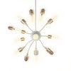 Home Decorators Collection 7965HDCDI Lámpara Colgante Isla Boswell Quarter 5 Luces Níquel Cepillado — imagen 3