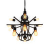 Hampton Bay 20514 BK 34" Lámpara de Tocador Industrial Farmhouse Negra — imagen 3