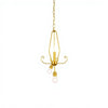 Hampton Bay LBZ8303AX-01/GD 36" Colgante Florabelle 3 Luces Globo Oro Antiguo — imagen 1