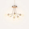 Hampton Bay HDP00705AB Lámpara Colgante Adelaide 4 Luces Cuentas Madera Blanco Envejecido Latón Antiguo — imagen 3