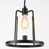 Home Decorators Collection KNR1303A/BK 24" Lámpara de Tocador Industrial Negra 3 Luces — imagen 1
