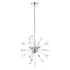 Home Decorators Collection 37860-HBN Lámpara de Araña Ovalada de Cristal Cromado de 6 Luces | MiOfertas