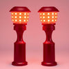 Hampton Bay P9107-07 Luces Solares LED para Camino Rojo Brookhaven 4-Pack — imagen 1