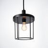 Home Decorators Collection HDLI006 20" Lámpara de Tocador Negra Stonedale 3 Luces — imagen 1