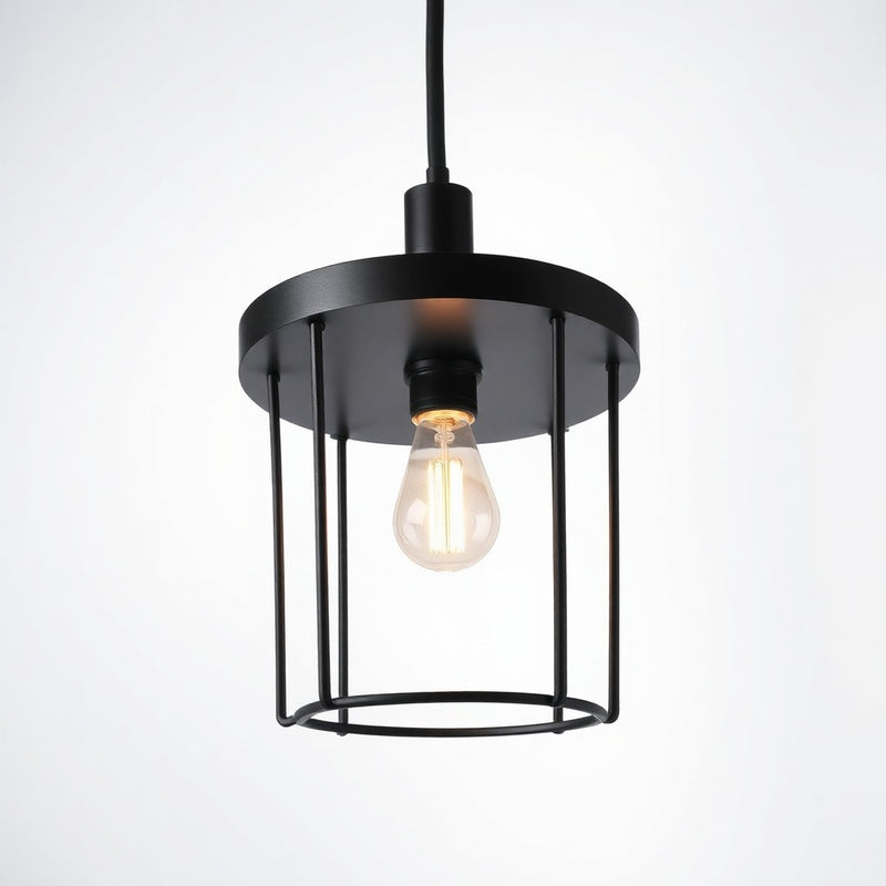 Home Decorators Collection HDLI006 20" Lámpara de Tocador Negra Stonedale 3 Luces — imagen 1