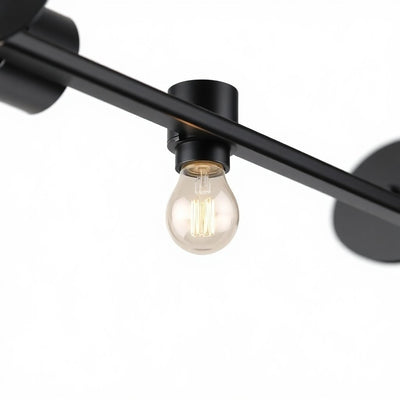 Home Decorators Collection 4000202-05 Lámpara de Tocador Westbrook 2 Luces Negro Mate — imagen 1
