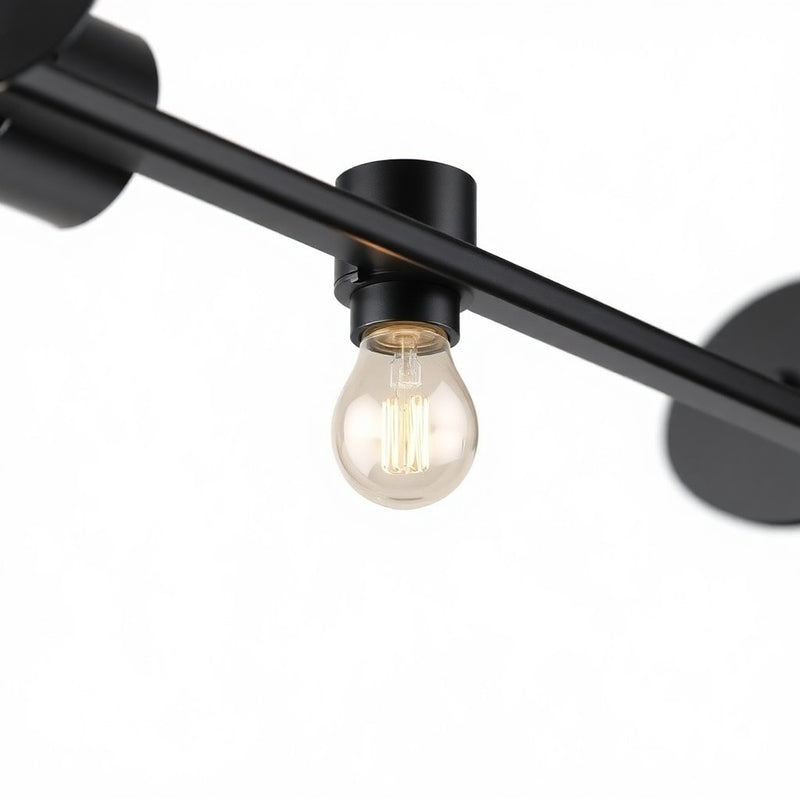 Home Decorators Collection 4000202-05 Lámpara de Tocador Westbrook 2 Luces Negro Mate — imagen 1