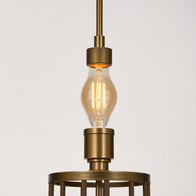 Home Decorators Collection 65201 37" Lámpara de Tocador Bronce Aceitado 4 Luces — imagen 1