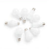Home Decorators Collection HDY19558P3 Lámpara Colgante Plateada 2 Luces con Pantalla de Tela Blanca — imagen 3