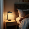 Parkwood 29.5 in. Gray Concrete Finish Outdoor/Indoor Table Lamp with Off-White Fabric Shade- 1008255132 — miofertas.com.mx