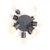 Hampton Bay KSF8002AX-01 Lámpara de Techo Empotrada Madera Gris 2 Luces — imagen 3