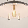 Hampton Bay HDP00705AB Lámpara Colgante Adelaide 4 Luces Cuentas Madera Blanco Envejecido Latón Antiguo — imagen 1