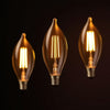EcoSmart FG-04189 60-Watt Equivalent B11 Dimmable E12 Candelabra Flame Bent Tip Clear Glass LED Vintage Edison Light Bulb Daylight(3-Pack) (1006265438) — imagen 2