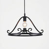Home Decorators Collection HDP99200 14" Lámpara Semifija Negra Bell Ridge — imagen 1