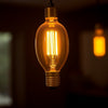 Home Decorators Collection HB3697-338 Lámpara Colgante Oro Cepillado 1 Luz con Pantalla de Vidrio Ahumado — imagen 2