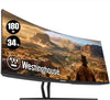 Westinghouse WC34BX6230 34" Curved UltraWide QHD Gaming Monitor 180Hz - Black | MiOfertas